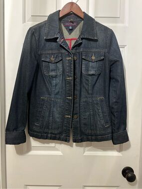 Tommy Hilfiger Women's Dark Indigo Denim Jacket